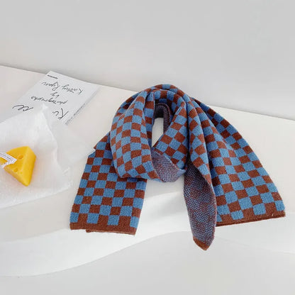 Children Plaid Scarves