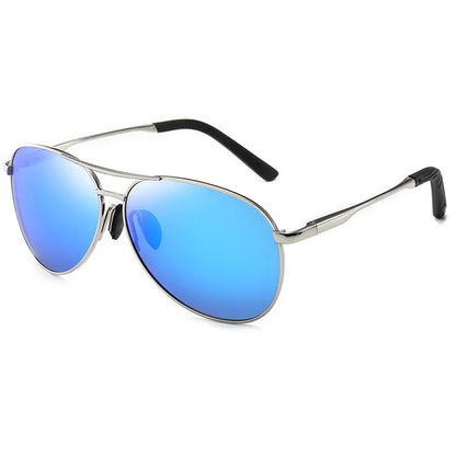 Polarized Photochromic Metal Frame Aviator Sunglasses