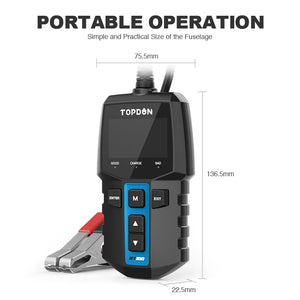 TOPDON BT100 12V Car Battery Tester