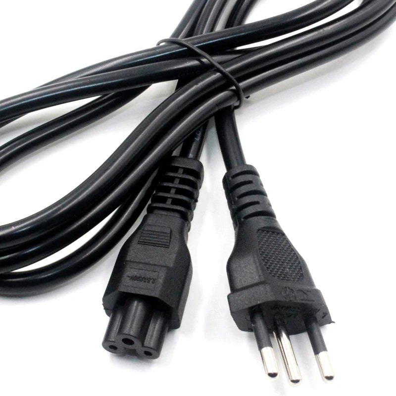 Universal IEC C5 3-Prong Laptop Power Cord & Extension Cable
