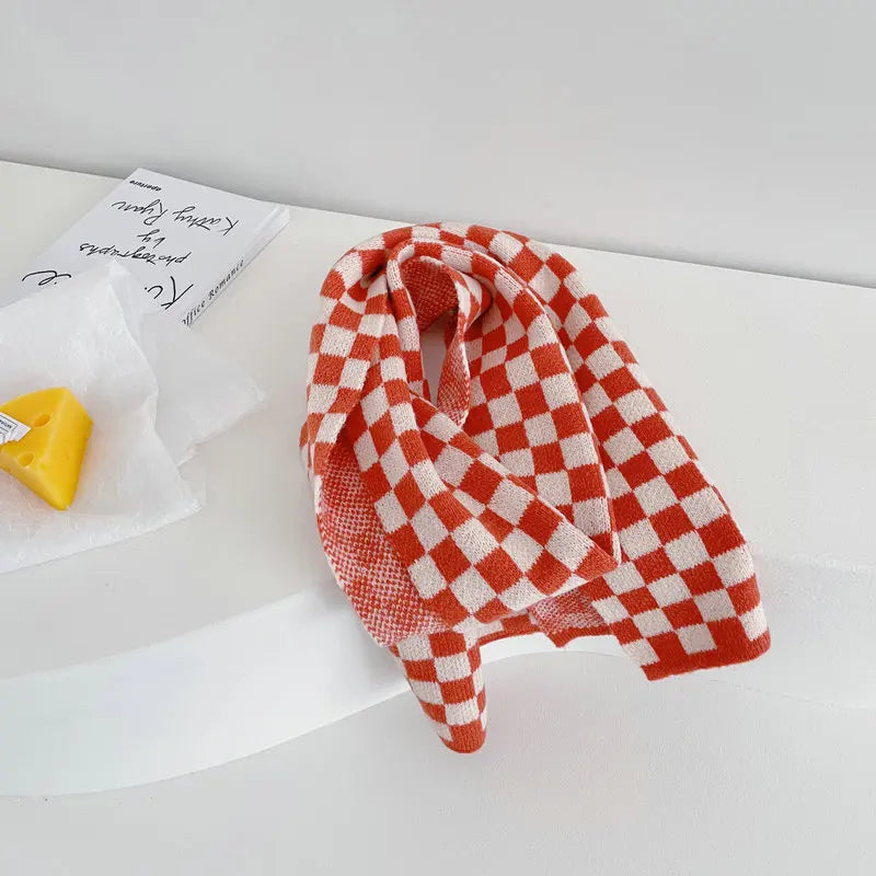 Children Plaid Scarves