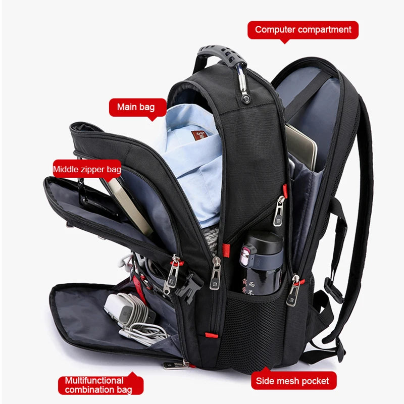 Waterproof 17/20In Swiss-style Large Capacity Backpack