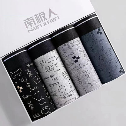 Men's Cotton & Bamboo Fiber Boxer Shorts (8-Pack)