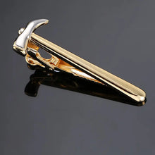 Gold Plated Airplane Shape Tie Clip