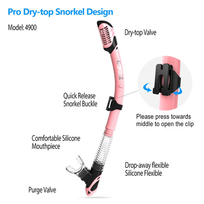 COPOZZ No Fogging Snorkeling Mask