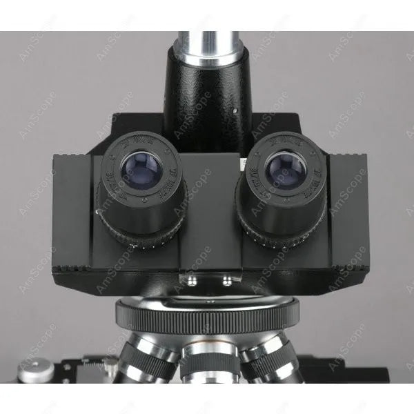 AmScope 40X-2500X Trinocular Biological Compound Microscope