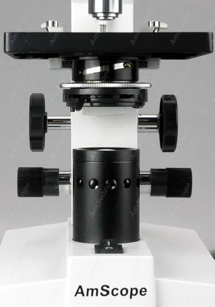 AmScope 1000X Binocular Veterinary Microscope with USB Camera