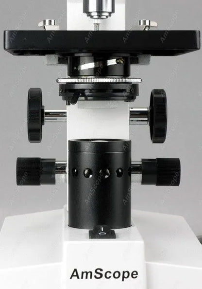 AmScope 1000X Binocular Veterinary Microscope with USB Camera