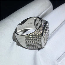 925 Sterling Silver Pave Setting AAAAA Cubic Zirconia Rings