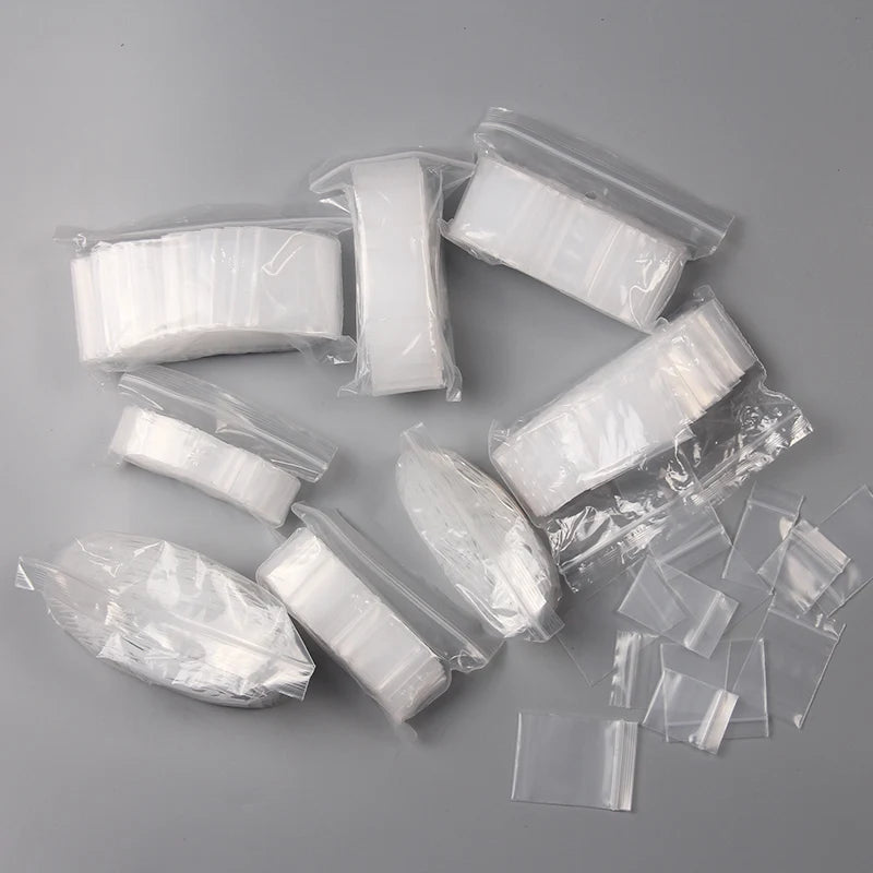 100pcs Mini Zip Lock Bags