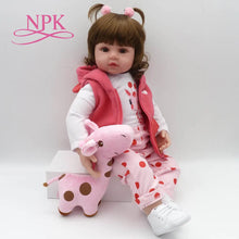 Reborn Toddler Soft Silicone Body Lifelike Doll
