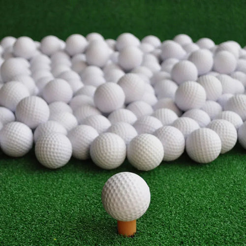100 pcs White Foam Practice Golf Balls
