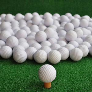 100 pcs White Foam Practice Golf Balls