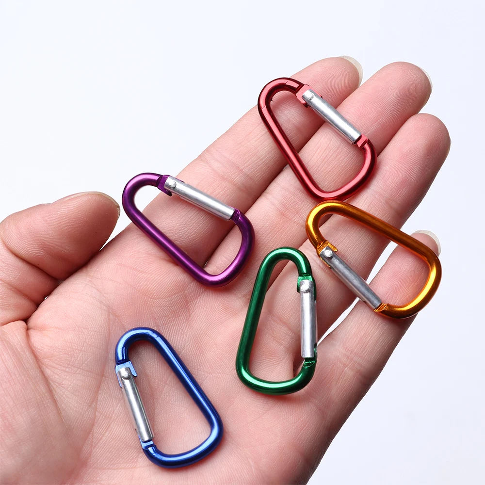 Alloy Aluminum D-Ring Key Chain