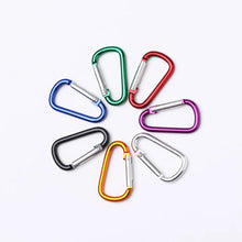 Alloy Aluminum D-Ring Key Chain