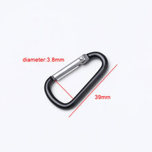 Alloy Aluminum D-Ring Key Chain
