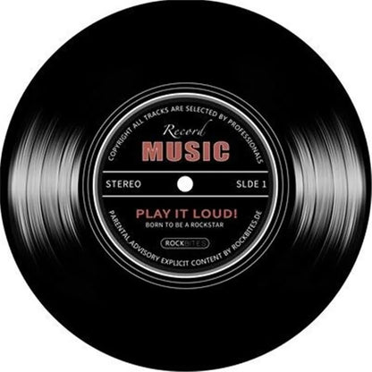 Music Vinyl Record Printed Round Carpet