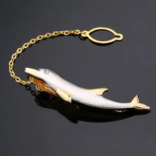 Gold Plated Airplane Shape Tie Clip