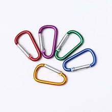Alloy Aluminum D-Ring Key Chain