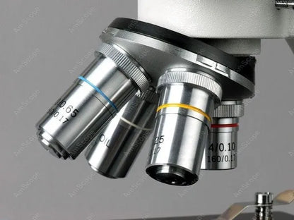 AmScope 1000X Binocular Veterinary Microscope with USB Camera