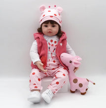 Reborn Toddler Soft Silicone Body Lifelike Doll
