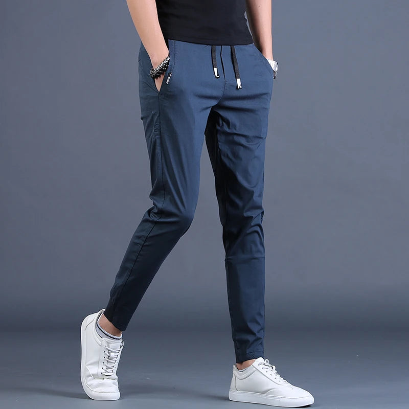 Casual Sport Slim Fit Drawstring Trousers