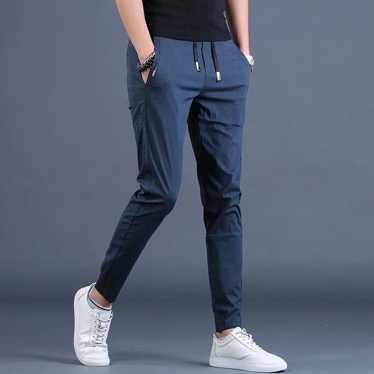 Casual Sport Slim Fit Drawstring Trousers