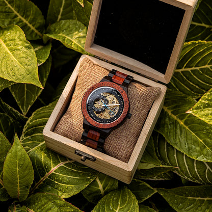 BOBO BIRD Wooden Mechanical Watch