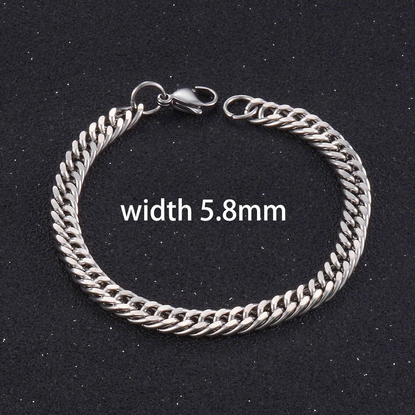 Stainless Steel Cuban Bracelet