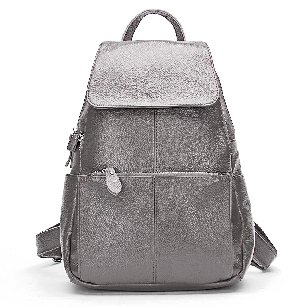 Zency Stylish Genuine Leather Backpack
