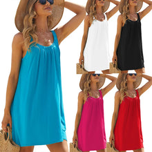 Ohsisa A-Line Casual Sleeveless Summer Dress