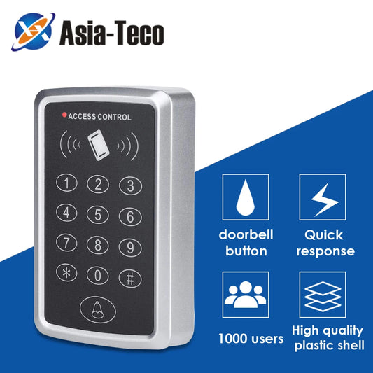 125KHz RFID Access Control Keypad EM Card Reader Door Access Control System