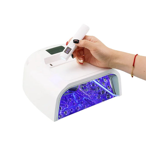 128W Portable LED UV Nail Lamp