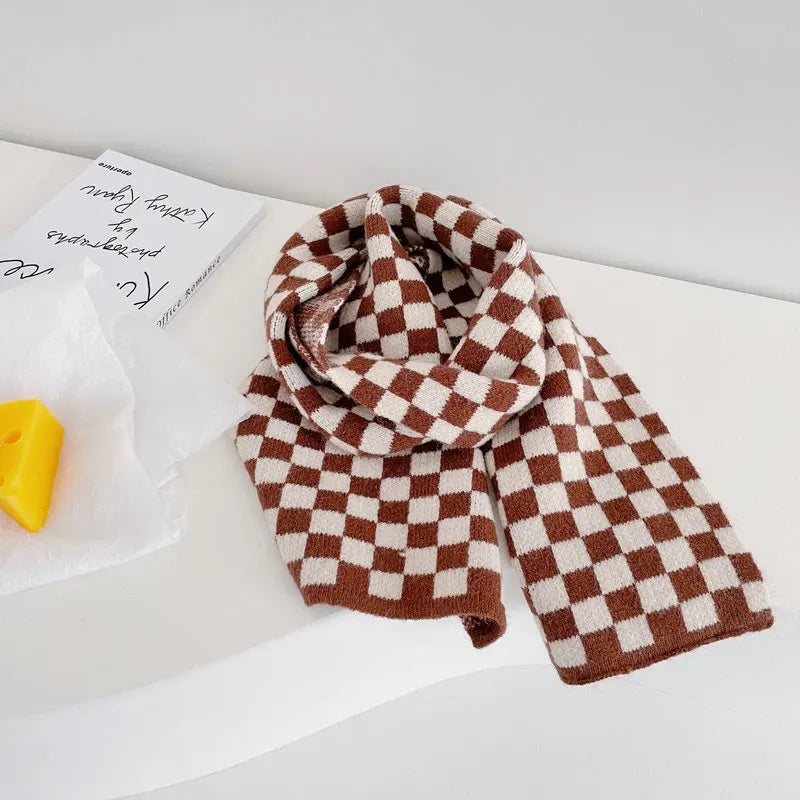 Children Plaid Scarves