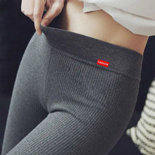 Ribbed High Waist Warm Leggings