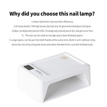 High Power 72W UV LED Nail Lamp Dryer