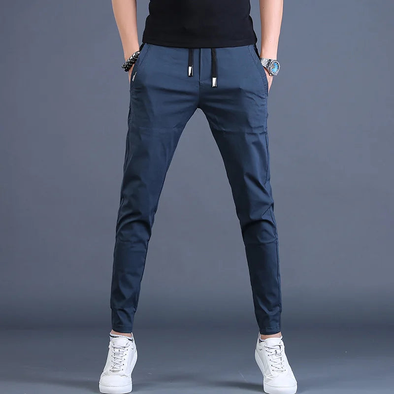 Casual Sport Slim Fit Drawstring Trousers