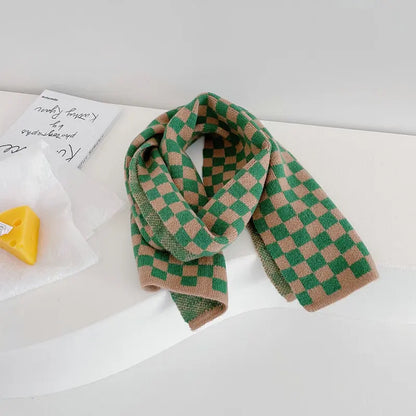 Children Plaid Scarves