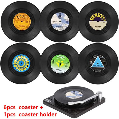Vinyl Record Table Mats Drink Coaster