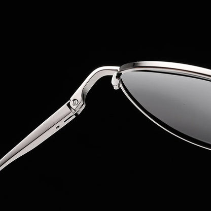Polarized Photochromic Metal Frame Aviator Sunglasses