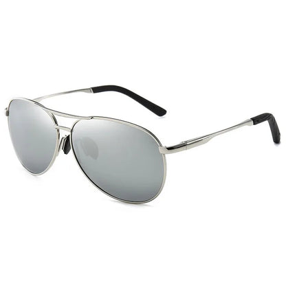 Polarized Photochromic Metal Frame Aviator Sunglasses