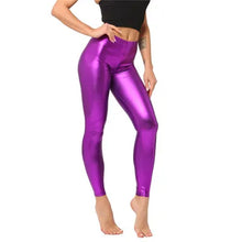 Metallic Shiny Candy Color Leggings
