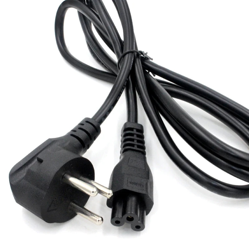 Universal IEC C5 3-Prong Laptop Power Cord & Extension Cable