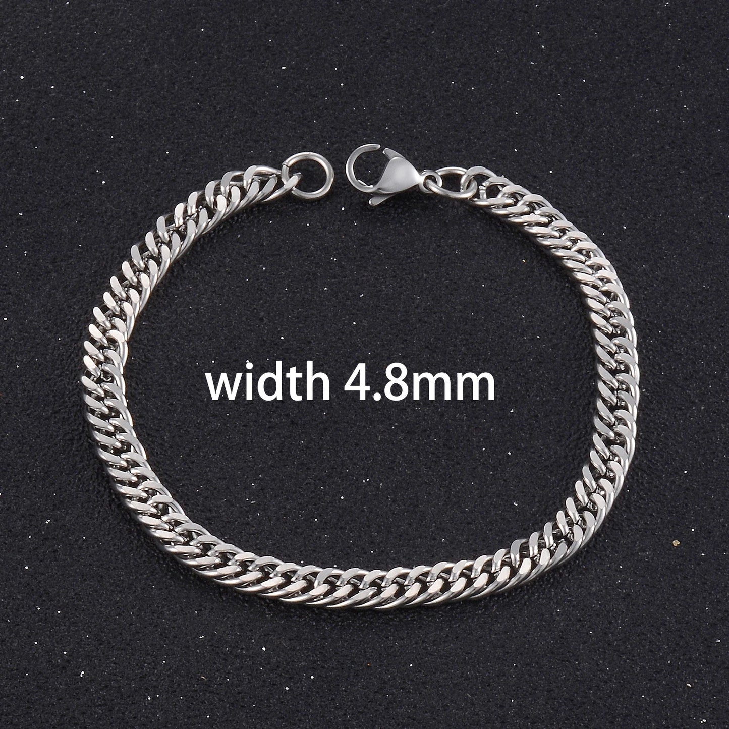 Stainless Steel Cuban Bracelet