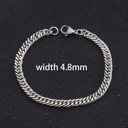 Stainless Steel Cuban Bracelet