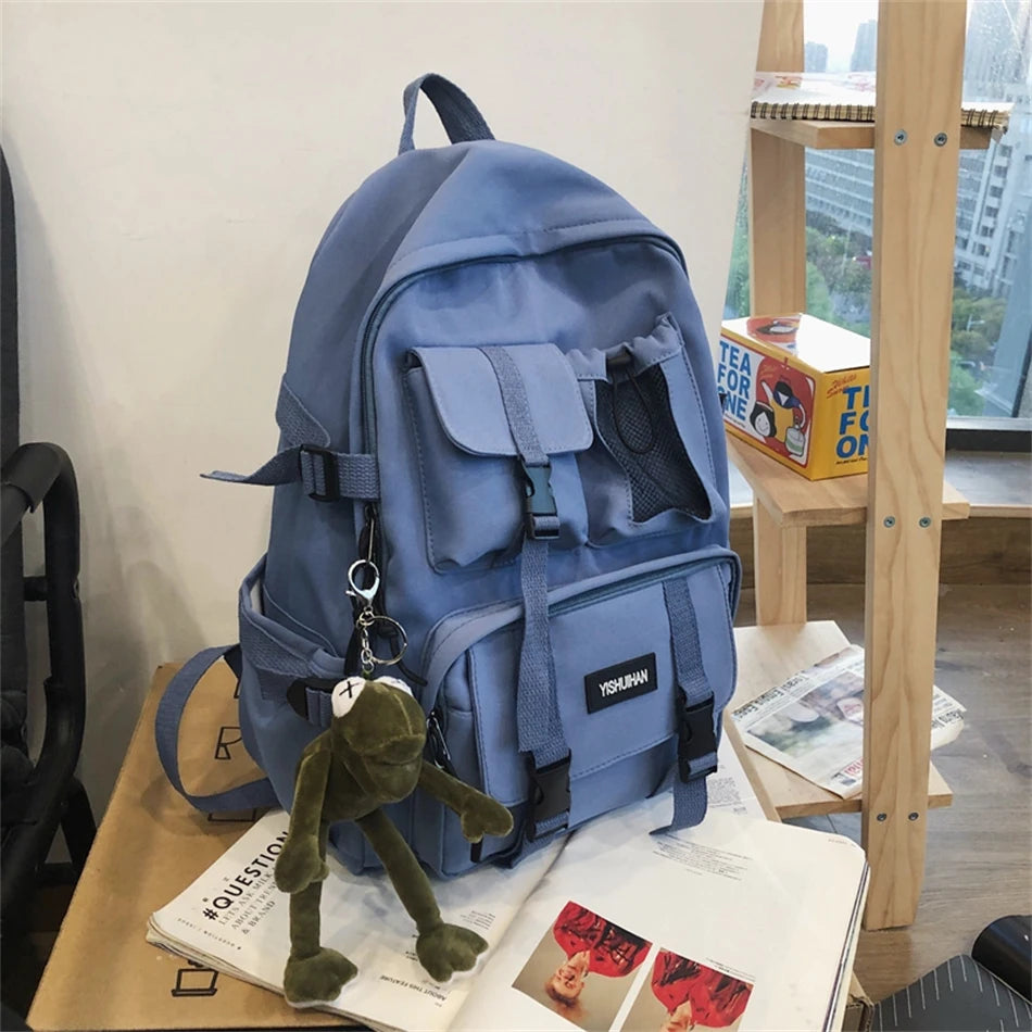 Nylon Anti Theft Backpack