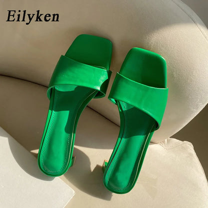 Eilyken Open Toe Flat Casual Slides