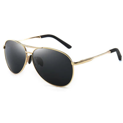 Polarized Photochromic Metal Frame Aviator Sunglasses