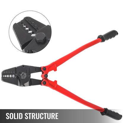 24/30-Inch Heavy-Duty Wire Rope Swager & Cable Crimping Tool