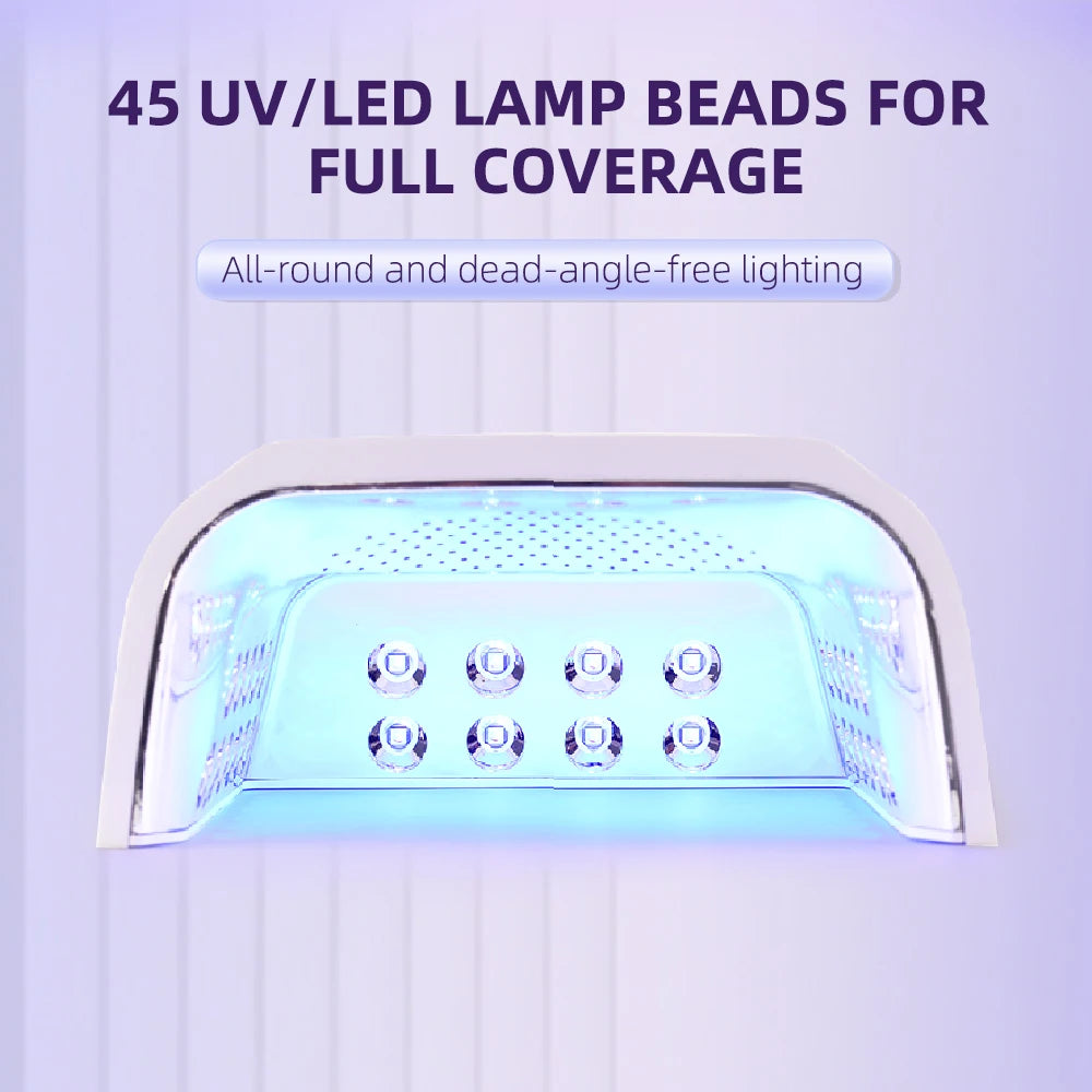 128W Portable LED UV Nail Lamp
